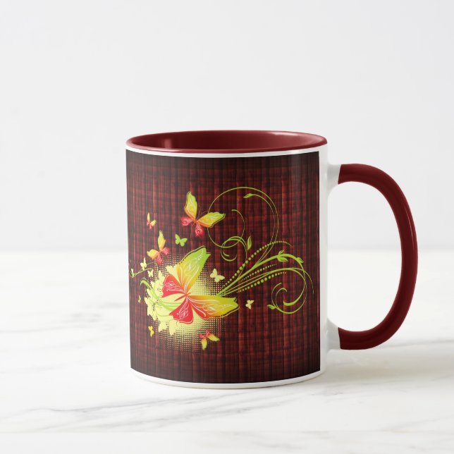 Taza Mariposa Art 5 Mug (Derecha)