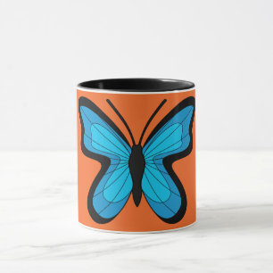 Taza Mariposa azul