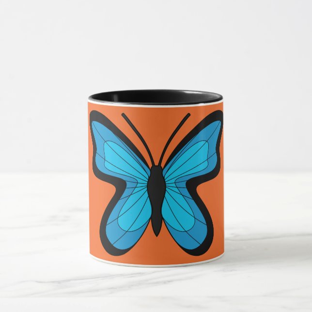 Taza Mariposa azul (Centro)