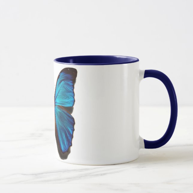 Taza Mariposa azul del morpho (Derecha)
