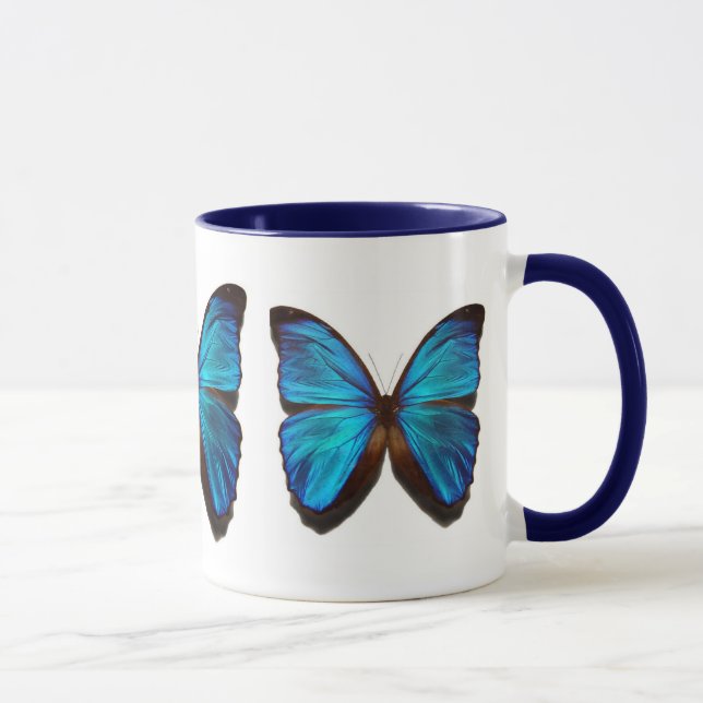 Taza Mariposa azul del morpho (Derecha)