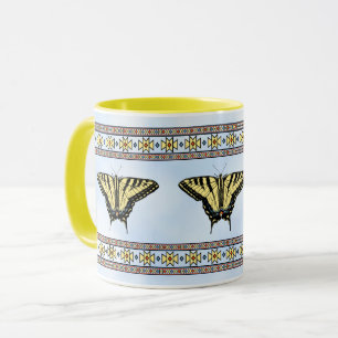 Taza Mariposa Cola de Golondrina Amarilla del Suroeste 