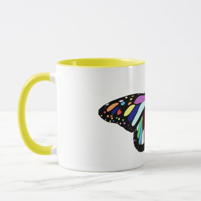 Taza Mariposa colorida RP (Izquierda)