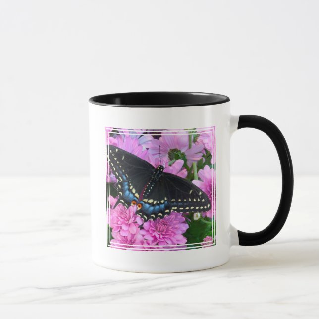 Taza Mariposa de Baltimore de Cuadros (Derecha)