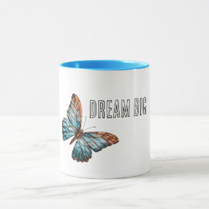 Taza Mariposa de Cobre Azul Acuático