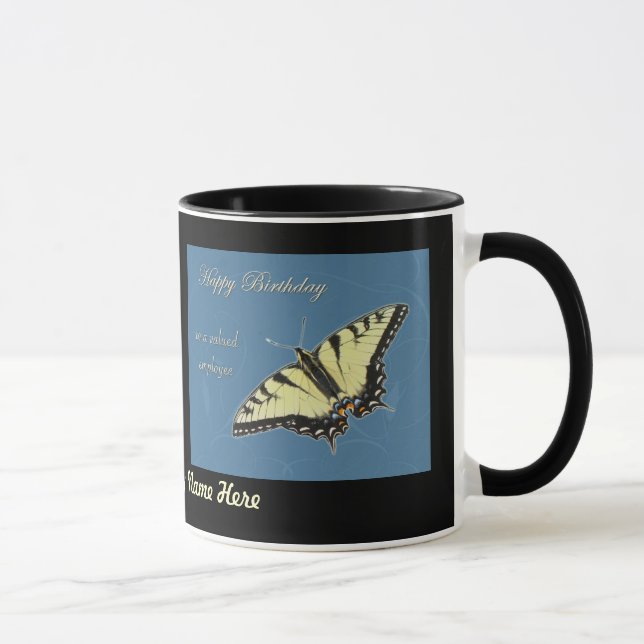Taza Mariposa de cola cruda (Derecha)