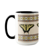 Mariposa de cola de cerda amarilla del suroeste