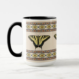 Taza Mariposa de cola de cerda amarilla del suroeste