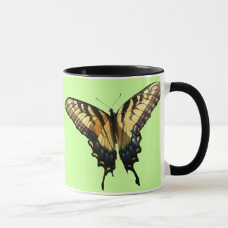 Taza Mariposa de cola tragaluz III Bella foto colorida