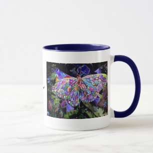 Taza ¡Mariposa de jardín secreto!