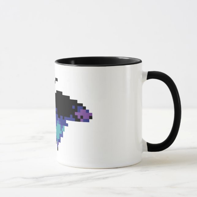 Taza Mariposa de píxel (Derecha)