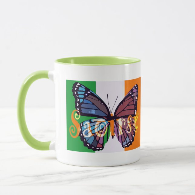 Taza Mariposa de Saoirse del irlandés (Izquierda)