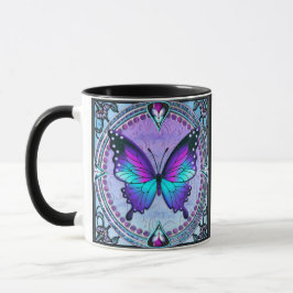Taza Mariposa de sublimación con fondo