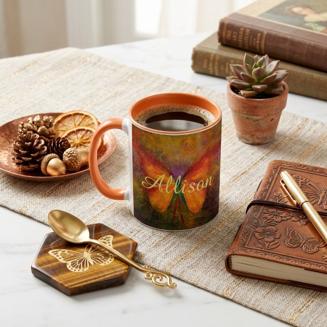Taza Mariposa elegante personalizada   (Subido por el creador)