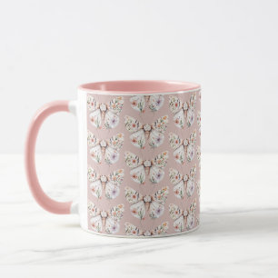 Taza Mariposa Floral Boho