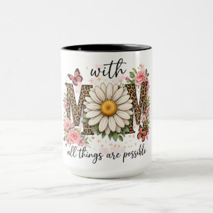 Taza Mariposa/Girasol Madre Inspiradora