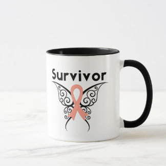 Taza Mariposa tribal del superviviente uterino del
