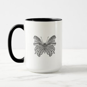 Taza Mariposa tropical inspirada