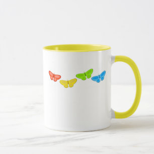 Taza mariposas