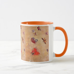Taza Mariposas 1913 Odilon Redon Flores de Primavera