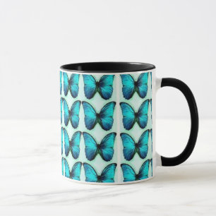 Taza Mariposas azules