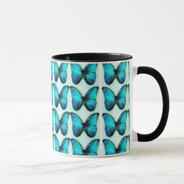 Taza Mariposas azules (Derecha)