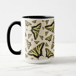 Taza Mariposas de cereal de cola de cereal amarillo del