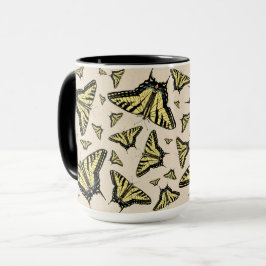 Taza Mariposas de cereal de cola de cereal amarillo del
