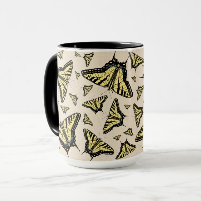 Taza Mariposas de cereal de cola de cereal amarillo del (Anverso izquierdo)