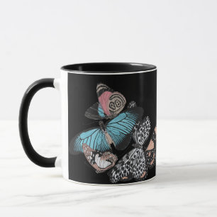 Taza Mariposas de época