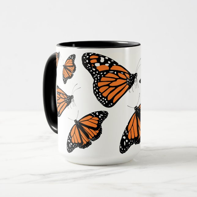 Taza Mariposas monarcas (Anverso izquierdo)