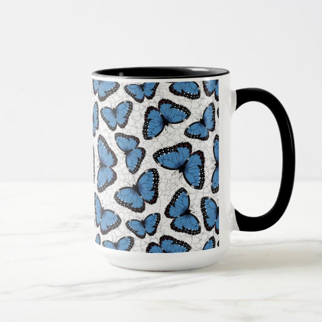 Taza Mariposas morfo azules (Derecha)