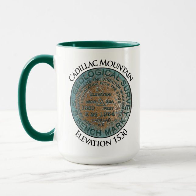 Taza Márker geológico de la montaña Cadillac (Izquierda)