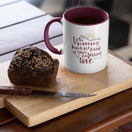 Taza Mármol de las escrituras de la Biblia del salmo