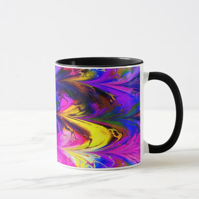 Taza Mármol fractal 7A Mug (Derecha)