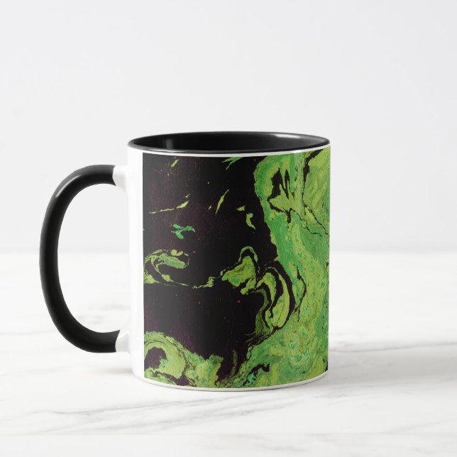 Taza Mármol verde negro (Izquierda)