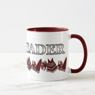 Taza Maroon, White y Silver animadores Mug
