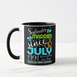 Taza Married Since July 1991 31st Wedding Anniversary 