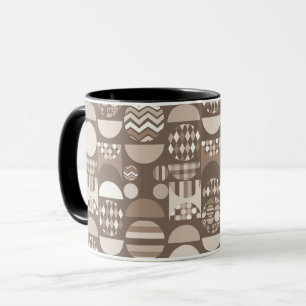 Taza Marrón Tierra Neutral Nórdico Escandinavo