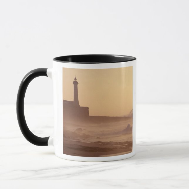 Taza Marruecos, Rabat, faro al atardecer con (Izquierda)
