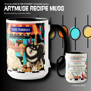Taza MARTES DE TACO Chow-Lappy  Receta del Muse de Arte