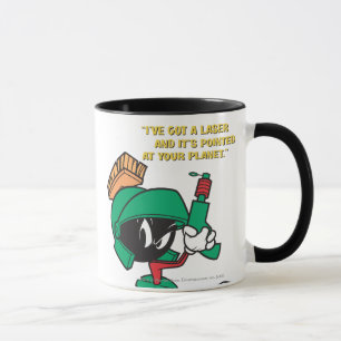 Taza MARVIN EL MARTIAN™ con láser apuntado