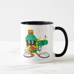 Taza MARVIN EL MARTIAN™ con un láser