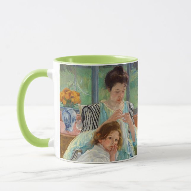 Taza Mary Cassatt - Madre joven masticando (Izquierda)