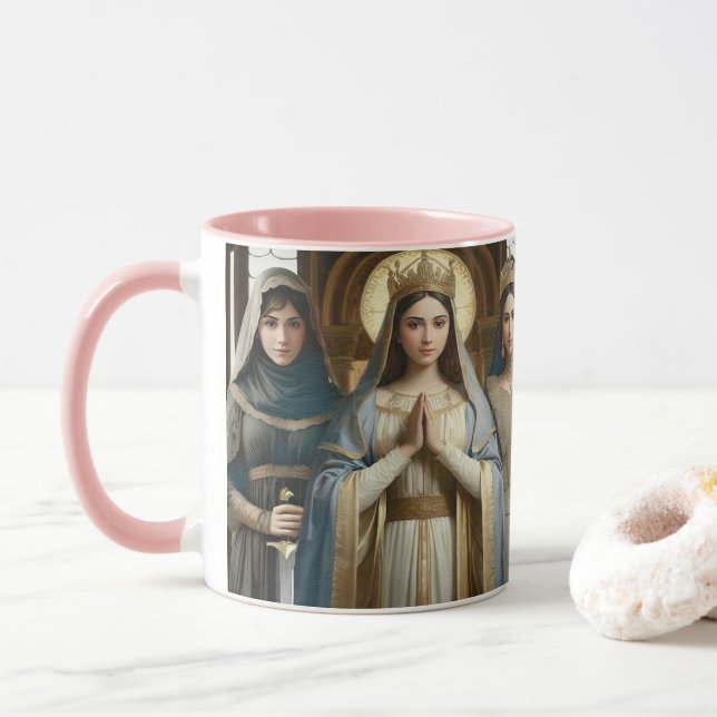 Taza Mary, Judith y Esther Mug (Con donut)
