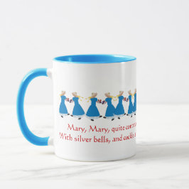 Taza Mary, Mary, muy al contrario -Nursery Rhyme Mug