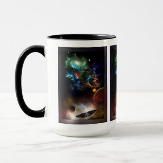 Taza Más allá del espacio y el tiempo Fractal Art II Sp