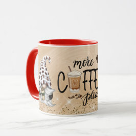 Taza Más café, por favor, gnomos