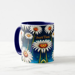 Taza Más Daisies: Diversión floral y alegría