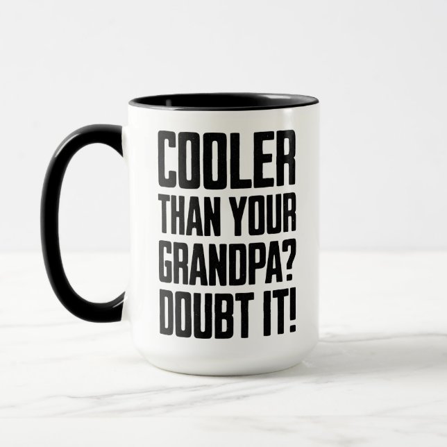 Taza Más frío que tu abuelo (Izquierda)